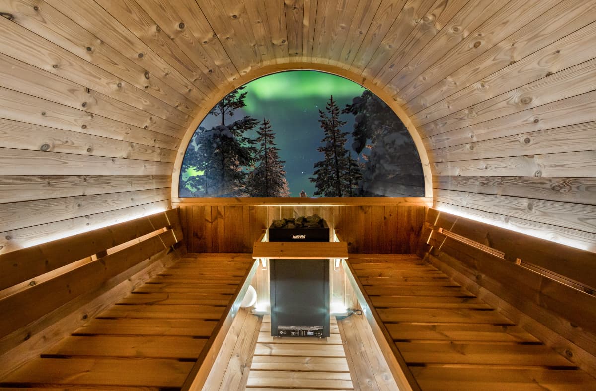 バレルサウナ2236 ハーフムーン（電気） | ハルビア サウナ